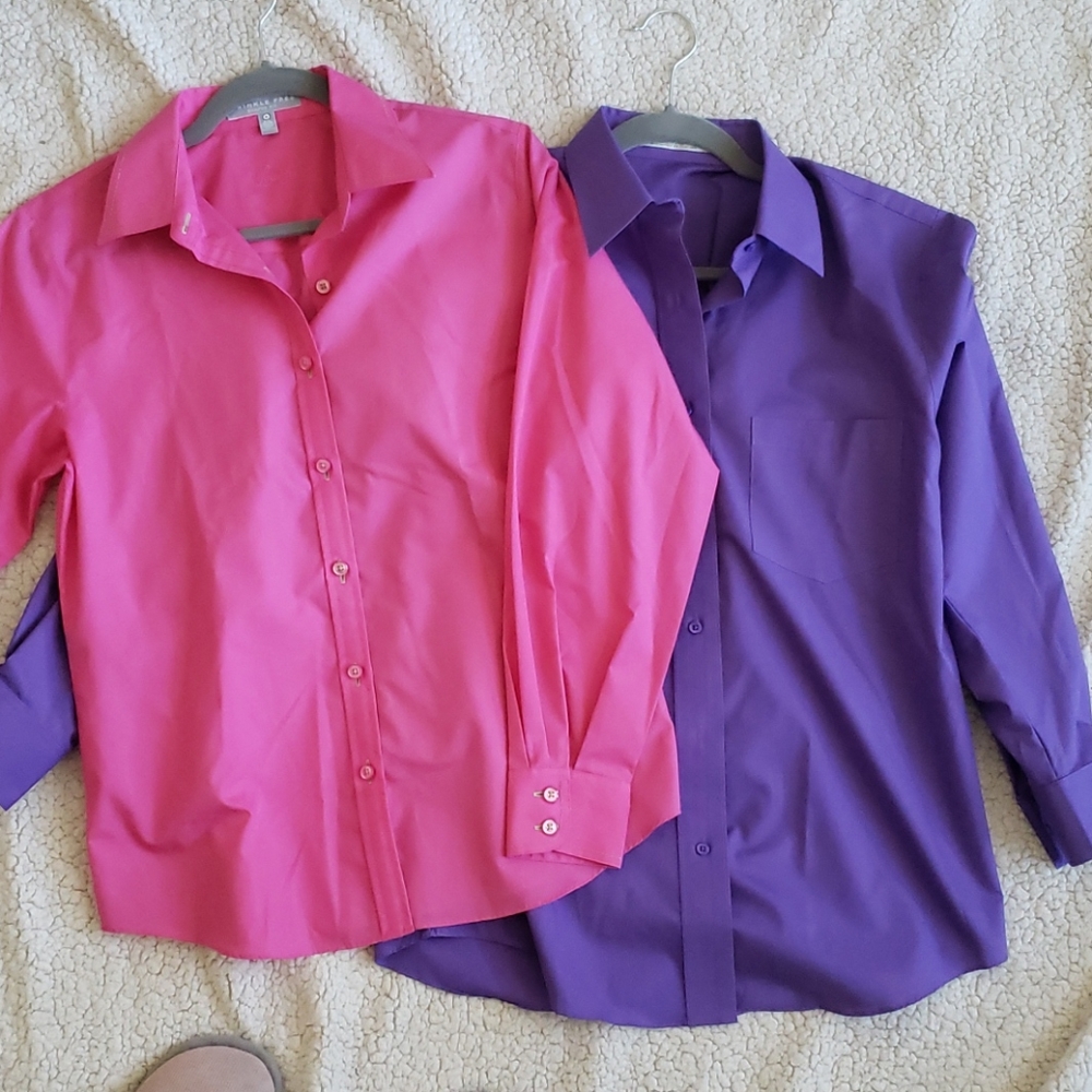 Foxcroft Button Down Blouse - image 1